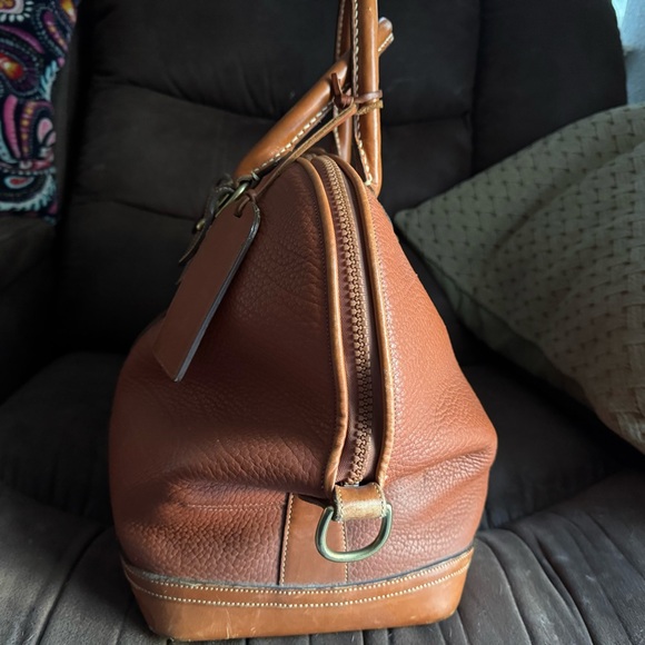 Dooney & Bourke Tan Leather Travel Bag - Picture 4 of 8